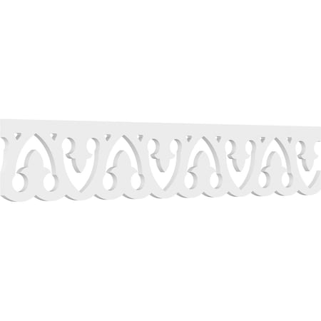 Ekena Millwork Metamora Architectural Grade PVC Running Trim, 8"H x 5/8"P x 48"L RUNP08X0625X48MET